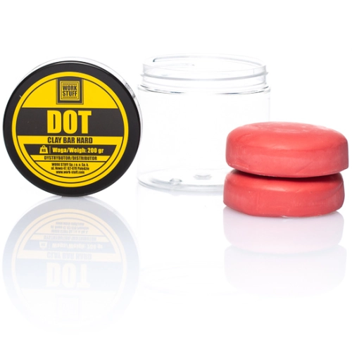 WORK STUFF DOT CLAY BAR HARD 200g twarda glinka do lakieru